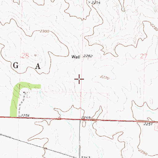 Topographic Map of Township of Watauga, SD