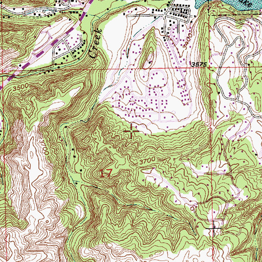Topographic Map of Stavekirke Chapel, SD
