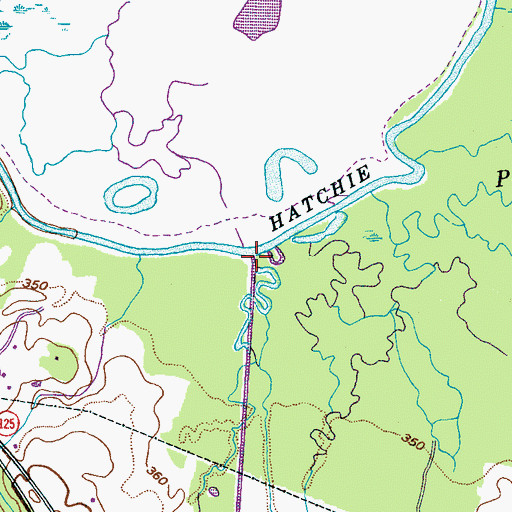 Topographic Map of Cub Creek, TN