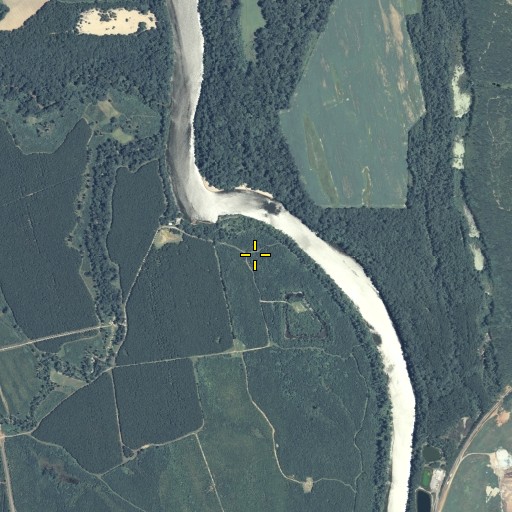 Aerial/Satellite Image of Smith Bend, AL