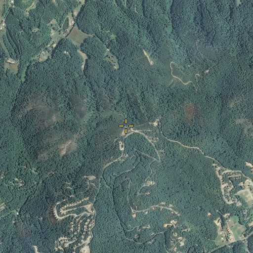Aerial/Satellite Image of Shields Mountain, TN