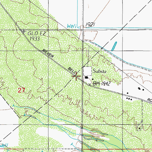 Topographic Map of Trico Compressor Station, AZ