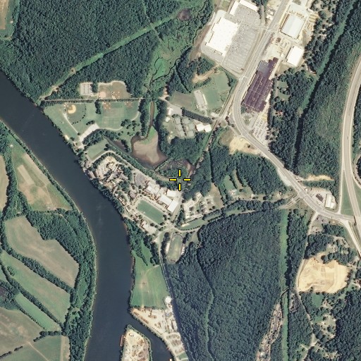 Aerial/Satellite Image of Stringers Branch, TN