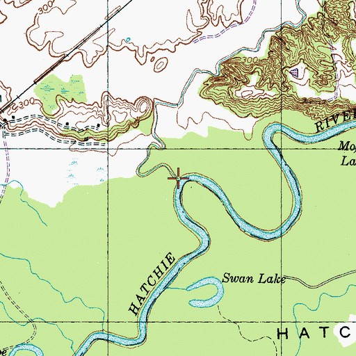 Topographic Map of Sugar Creek, TN