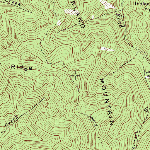 Topographic Map of Sweet Ridge, TN