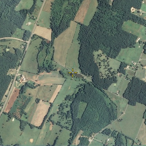 Aerial/Satellite Image of Vaughan Spring, TN