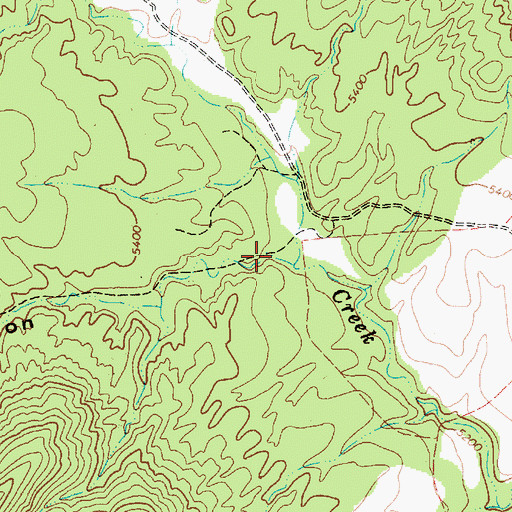 Topographic Map of Truax Canyon, AZ