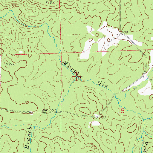 Topographic Map of Still Branch, AL
