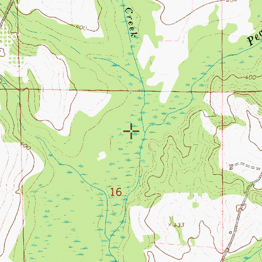 Topographic Map of Stinking Creek, AL