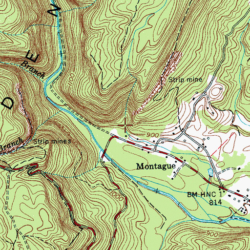 Topographic Map of Wildcat Hollow, TN