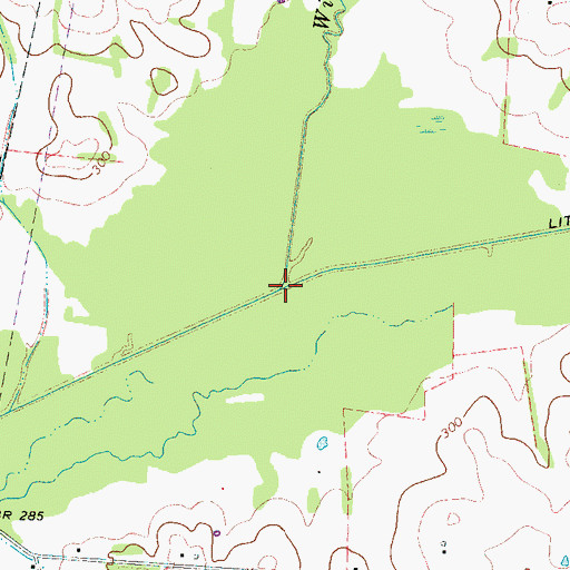 Topographic Map of Wilder Creek, TN