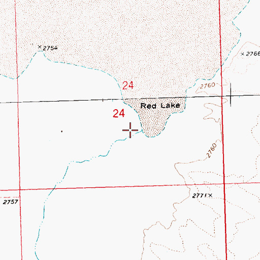 Topographic Map of Truxton Wash, AZ