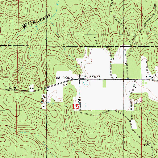 Topographic Map of Sullivan Store, AL