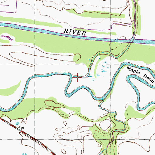 Topographic Map of Aldridge Creek, TN