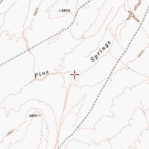 Topographic Map of Bi Keesh Wash, AZ