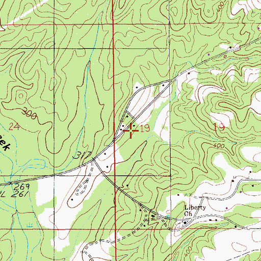 Topographic Map of Taylor Chapel, AL