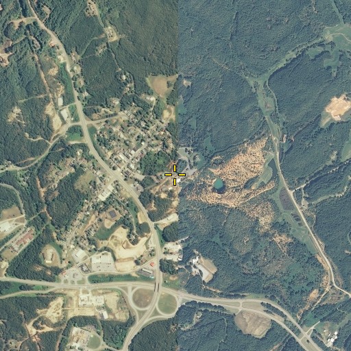 Aerial/Satellite Image of Burra-Burra Mine, TN