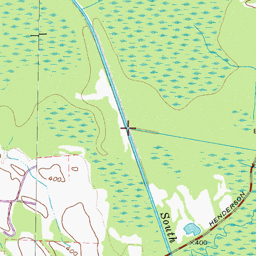 Topographic Map of Clarks Creek, TN
