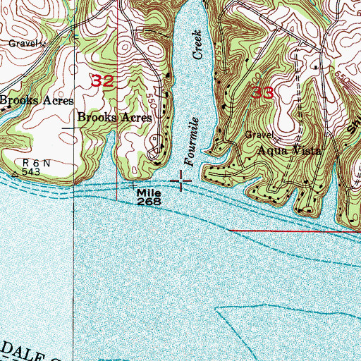 Topographic Map of Trousdale Hollow, AL
