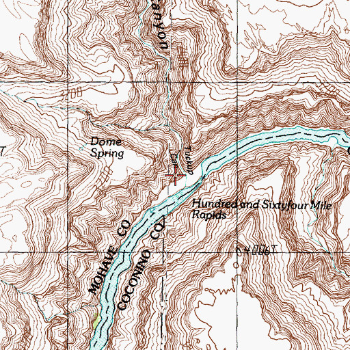 Topographic Map of Tuckup Canyon, AZ