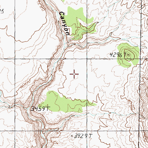 Topographic Map of Tuckup Trail, AZ