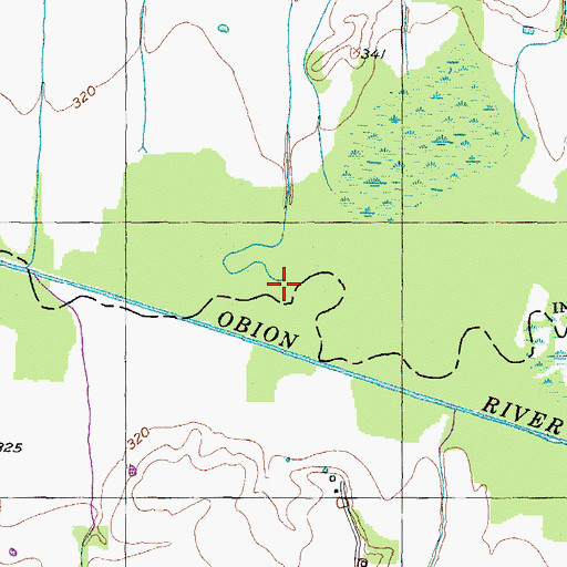 Topographic Map of Cottnell Branch, TN