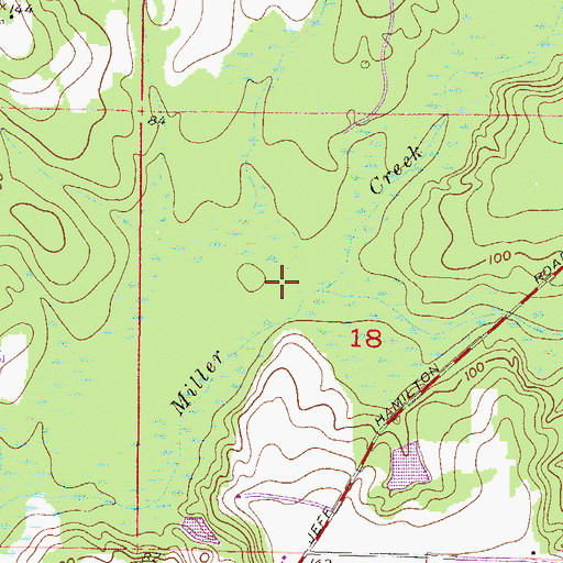 Topographic Map of Turkey Creek, AL