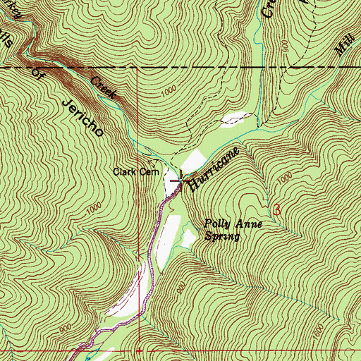 Topographic Map of Turkey Creek, AL