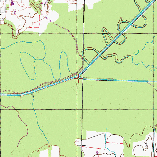 Topographic Map of Cypress Creek, TN