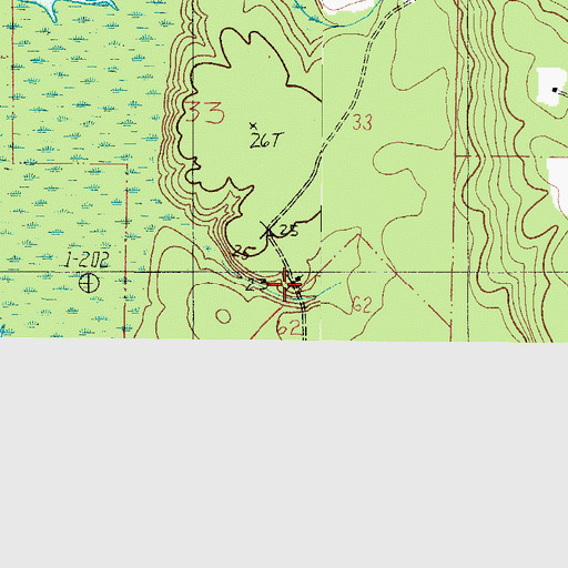 Topographic Map of Union Church, AL