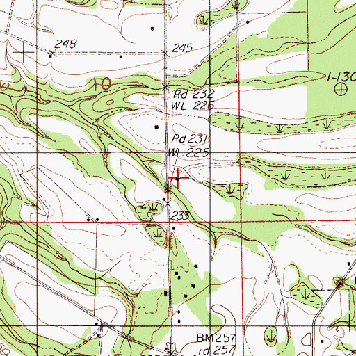 Topographic Map of Union Church, AL