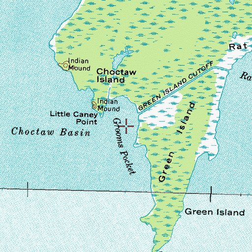 Topographic Map of Grooms Pocket, TN