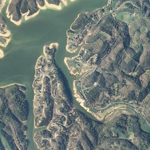 Aerial/Satellite Image of Hall Branch, TN