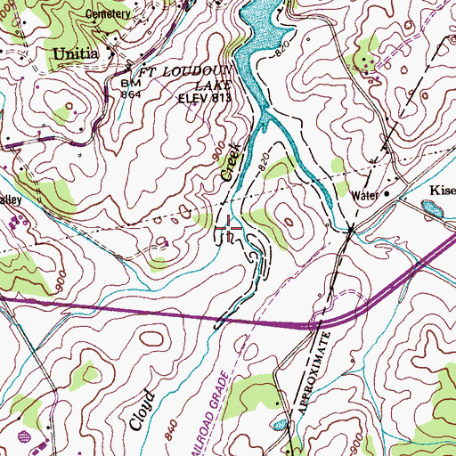 Topographic Map of Hickory Valley, TN