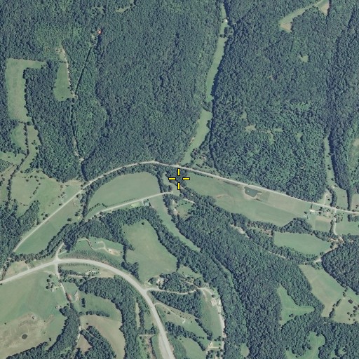 Aerial/Satellite Image of Hill Branch, TN