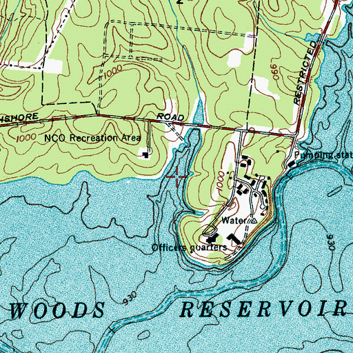 Topographic Map of Lawson Hollow, TN