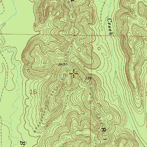 Topographic Map of Wilson Ridge, AL