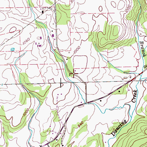 Topographic Map of Liberality Church, TN