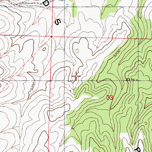 Topographic Map of Tweeds Points, AZ