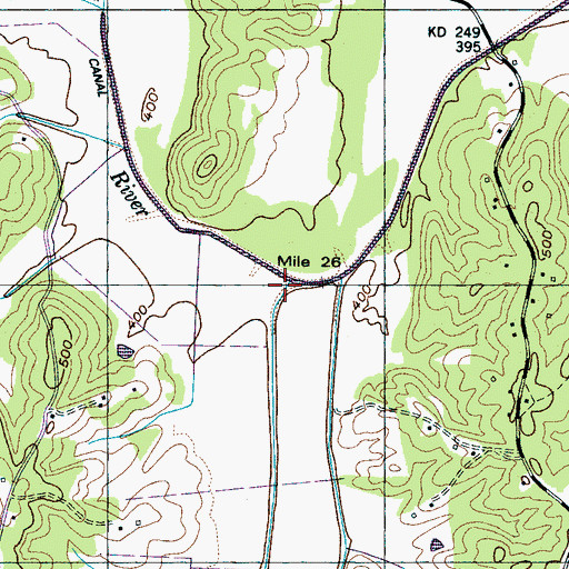 Topographic Map of Lost Creek, TN