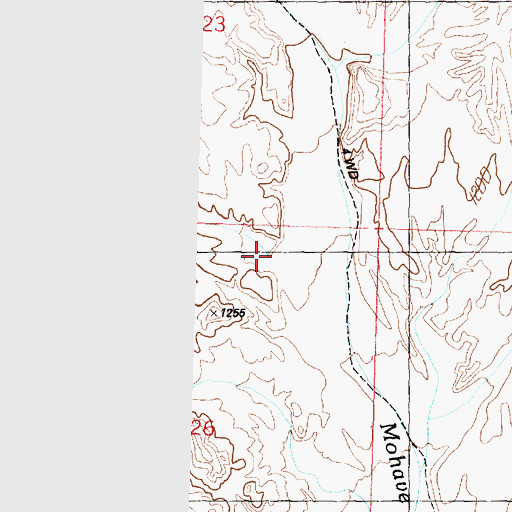 Topographic Map of Twentysix Tank, AZ