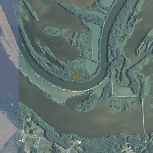 Aerial/Satellite Image of Wrights Bend, AL