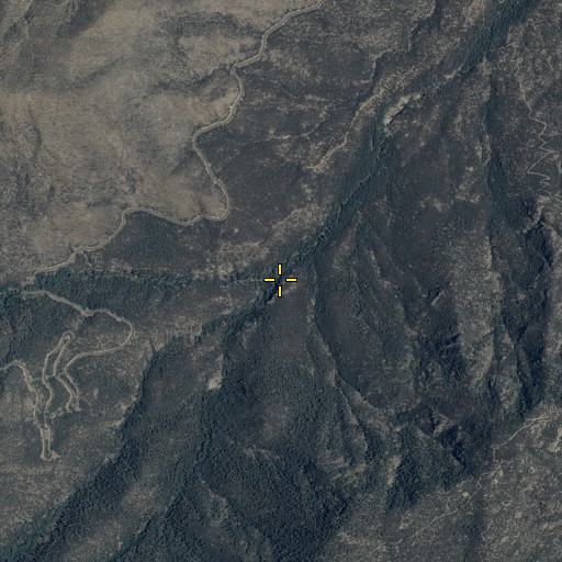 Aerial/Satellite Image of Twilight Creek, AZ