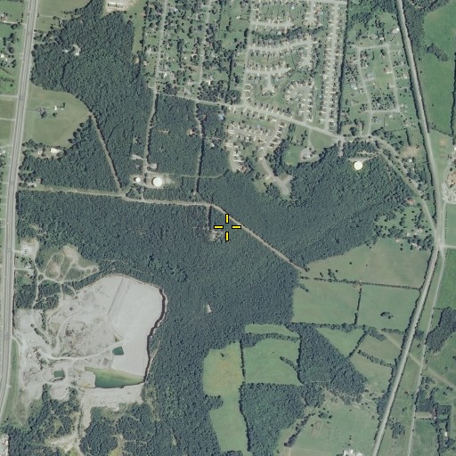 Aerial/Satellite Image of Marshall Knobs, TN