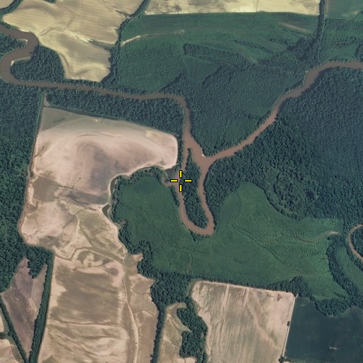 Aerial/Satellite Image of Mathis Creek, TN