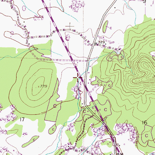 Topographic Map of Bill Pugh Field, AL