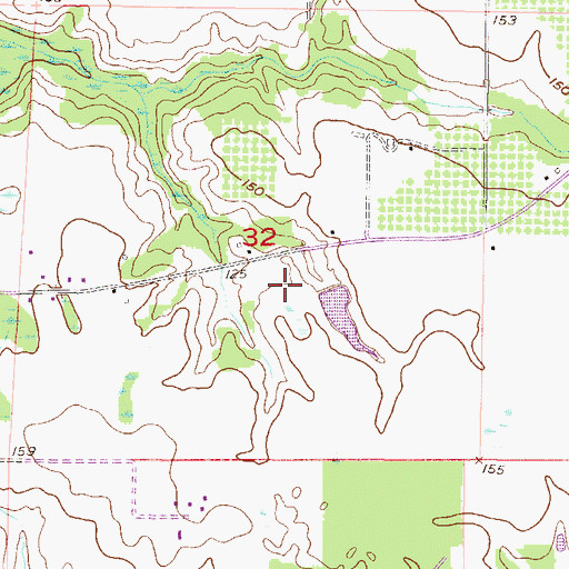 Topographic Map of Constantines Pond Dam, AL