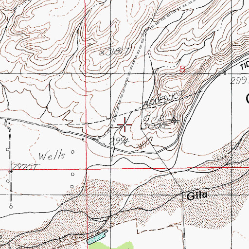 Topographic Map of Big Canyon, AZ