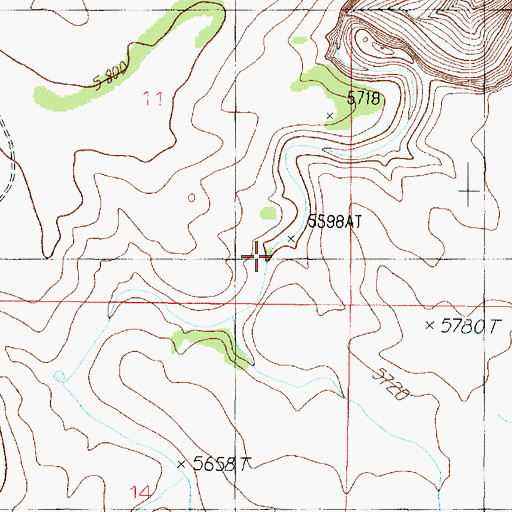 Topographic Map of Twin Tank Draw, AZ