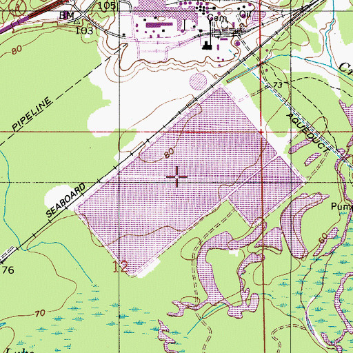 Topographic Map of Container Corporation Treatment P, AL